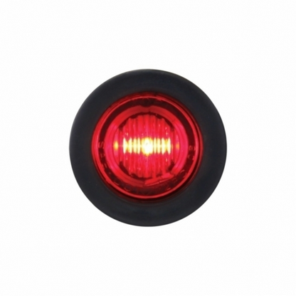 3 LED 3/4" Mini Light (Clearance/Marker) - Red LED/Red Lens (Bulk)