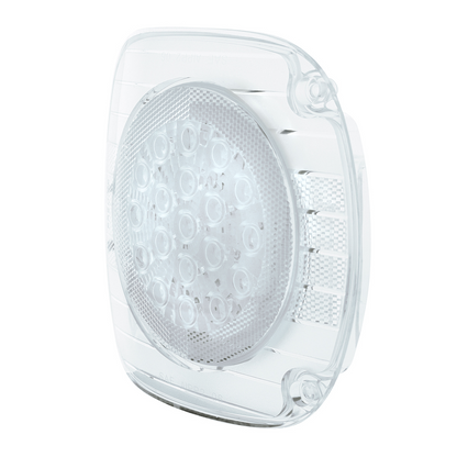22 LED Turn Signal Light For 1996-2010 Freightliner Century - Amber LED/Clear Lens