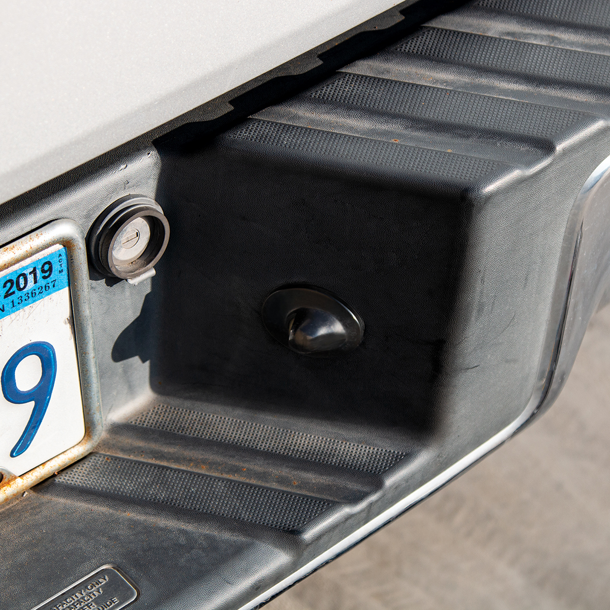 Black License Plate Light Lens For 1990-2004 Ford Truck