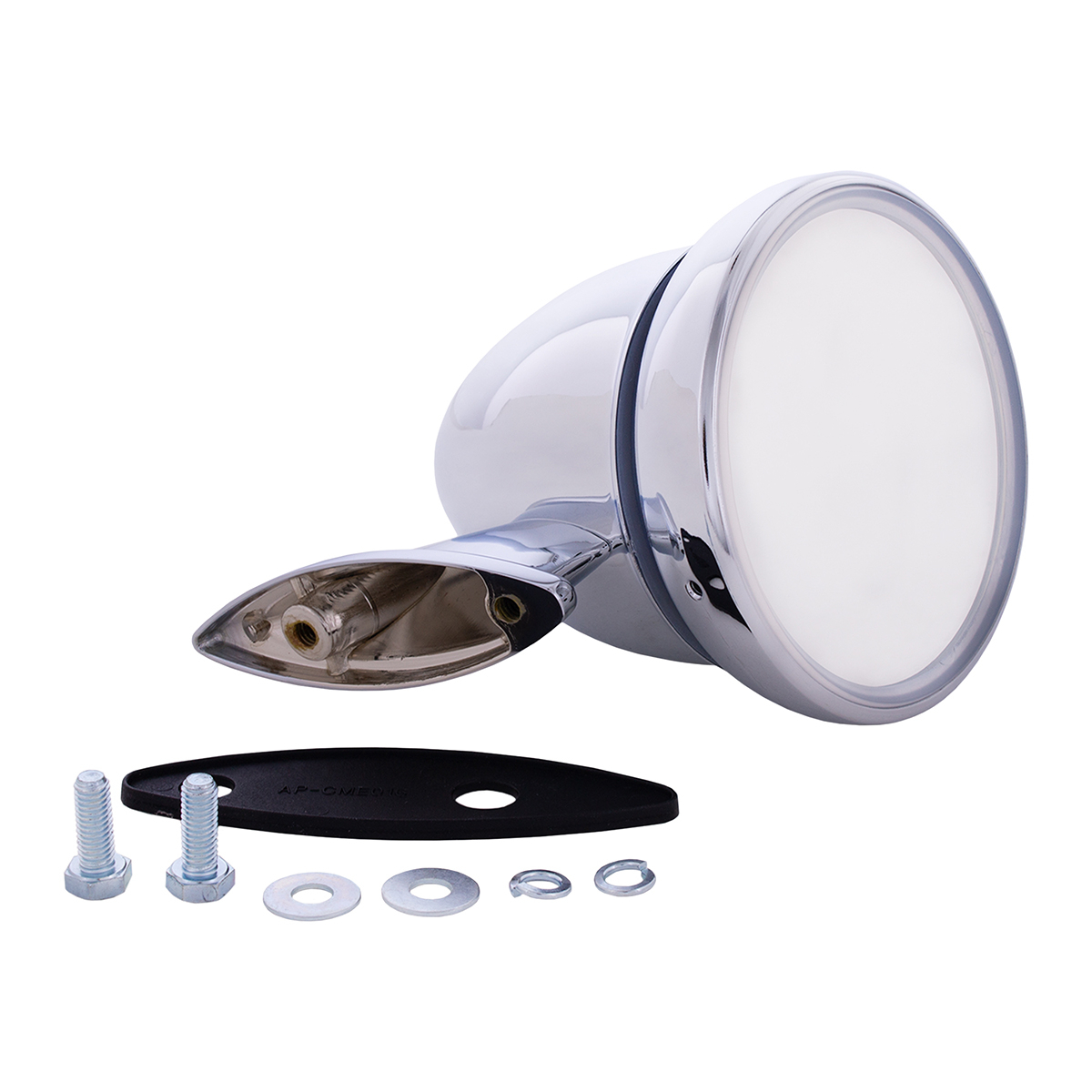 GT Racing Style Exterior Mirror Kit, Chrome
