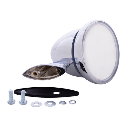 GT Racing Style Exterior Mirror Kit, Chrome