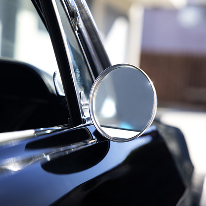 GT Racing Style Exterior Mirror Kit, Chrome