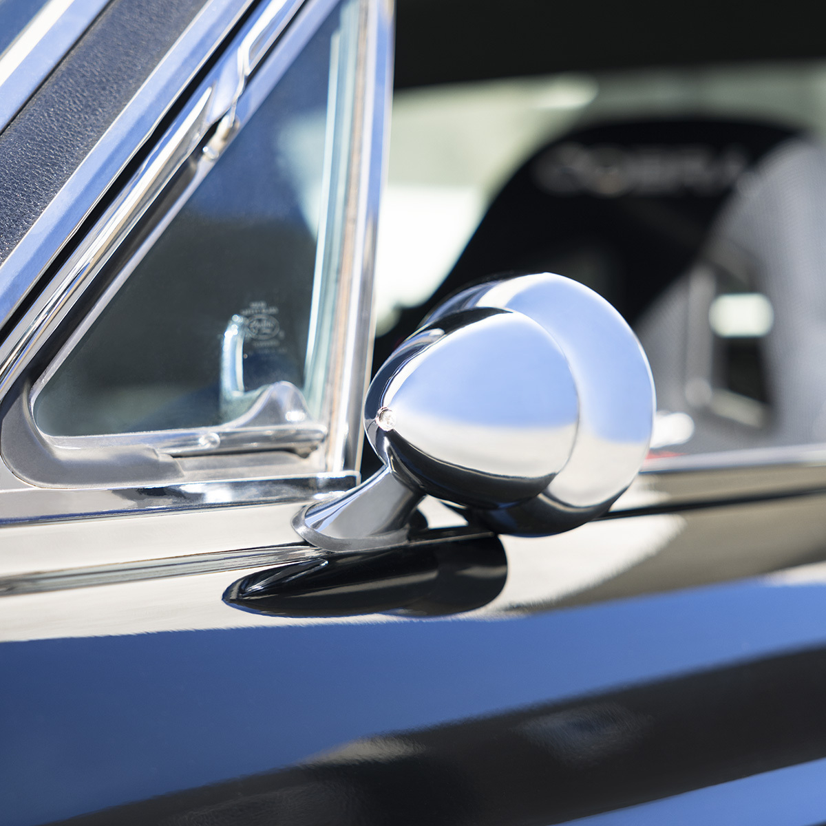 GT Racing Style Exterior Mirror Kit, Chrome