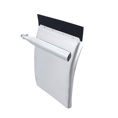 24" x 34" Stainless Quarter Fender Set - Triangle Bracket