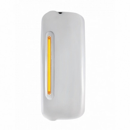 Mirror Cover With 24 Amber LED 12" GloLight For 2005+ Freightliner Century/Columbia- Driver-Amber Lens
