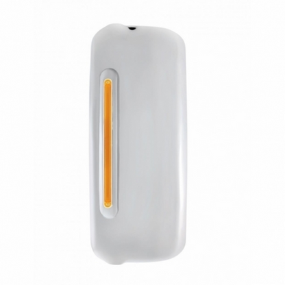 Mirror Cover With 24 Amber LED 12" GloLight For 2005+ Freightliner Century/Columbia- Driver-Amber Lens