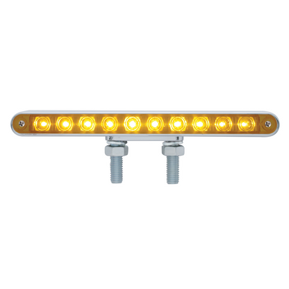 20 LED 9" Double Face Light Bar - Amber LED/Amber Lens