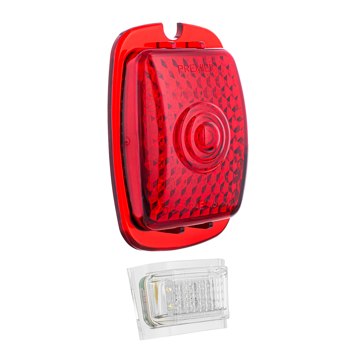 27 LED Tail Light With 6 LED LP Light For Chevy Passenger Car (1937-1938) & Truck (1940-1953)- L/H