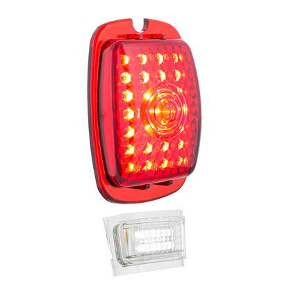 27 LED Tail Light With 6 LED LP Light For Chevy Passenger Car (1937-1938) & Truck (1940-1953)- L/H