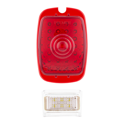 27 LED Tail Light With 6 LED LP Light For Chevy Passenger Car (1937-1938) & Truck (1940-1953)- L/H