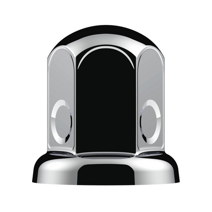 1-1/2" X 2" Chrome Steel Standard Nut Cover With Flange