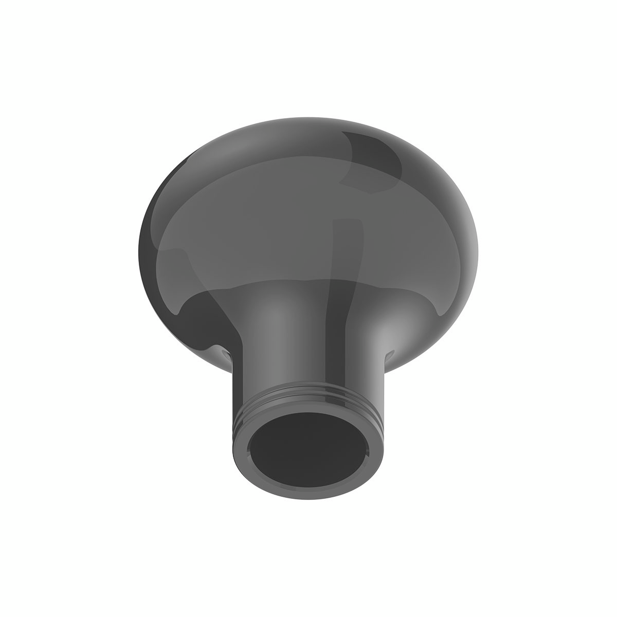 1/2"-13 Thread-On Gearshift Knob With Texas Flag Sticker - Black