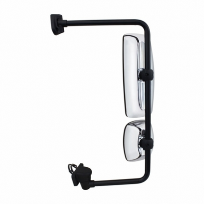 Chrome Mirror Assembly With Power Adjust & Heated For Freightliner M2 - Driver
