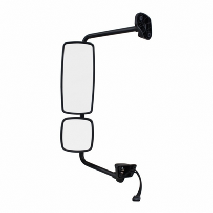 Chrome Mirror Assembly With Power Adjust & Heated For Freightliner M2 - Driver