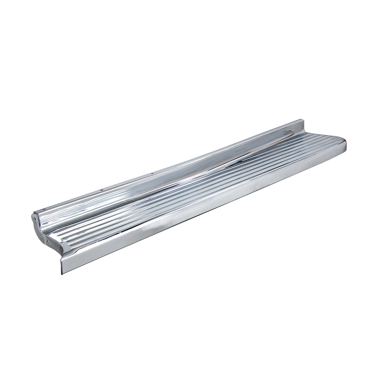 Chrome Plated Steel Running Board for 1947-54 Chevy & GMC Shortbed Truck - R/H