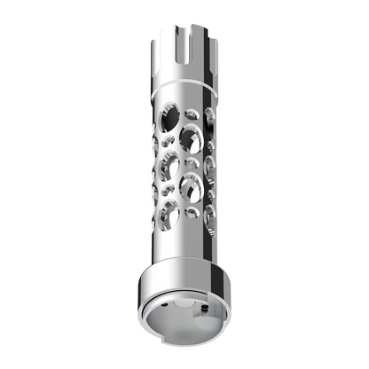 M30X3.5 Thread-On Austin Gearshift Knob With 9/10 Speed Adapter - Chrome/Vertical