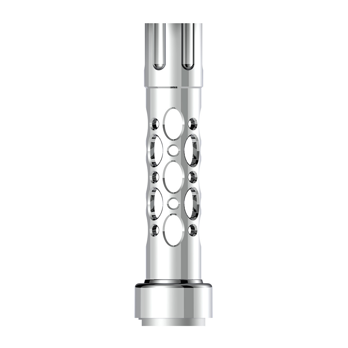 M30X3.5 Thread-On Austin Gearshift Knob With 9/10 Speed Adapter - Chrome/Vertical