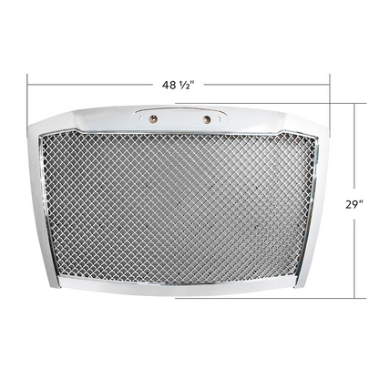 Mesh Grille For 2018-2024 Freightliner Cascadia-Chrome
