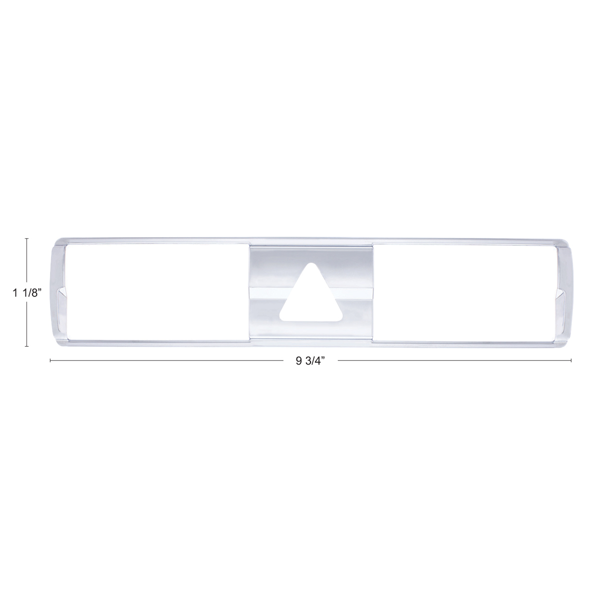 Chrome Hazard Switch Panel Trim For 2018-2026 Freightliner Cascadia