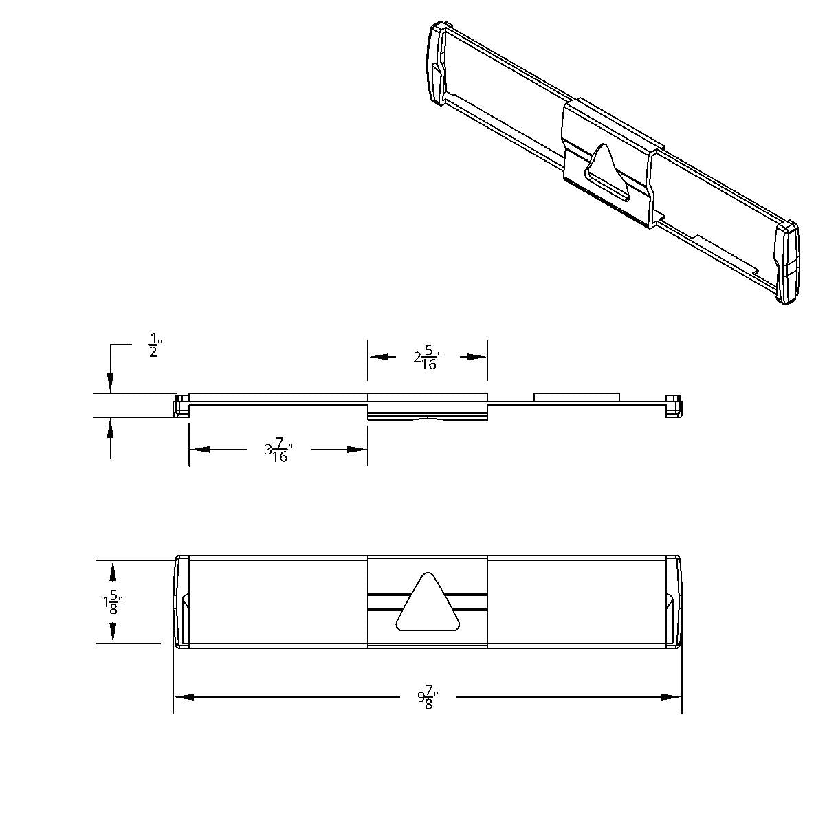 Chrome Hazard Switch Panel Trim For 2018-2026 Freightliner Cascadia