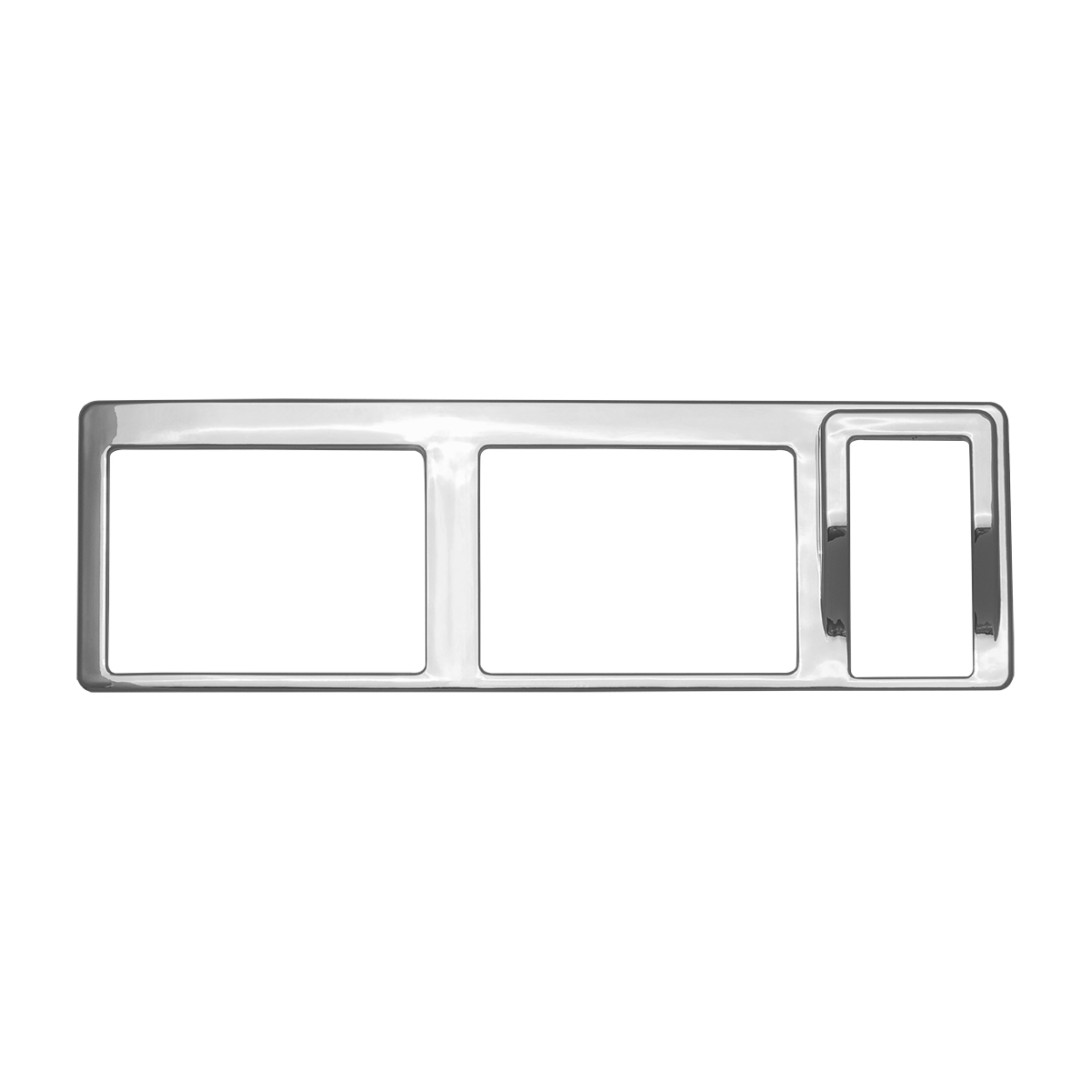 Chrome Plastic 7-Rocker Switch Bezel For 2013-2021 Peterbilt 579