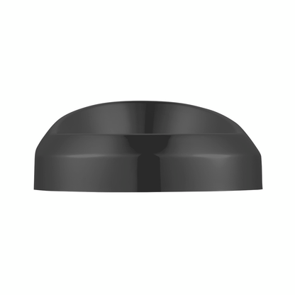 Candy Color Small Gauge Cover With Visor-Matte Black