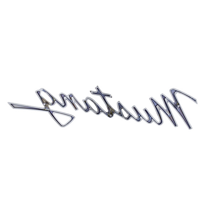 Die-Cast "Mustang" Script Emblem With Mounting Studs for 1968 Mustang