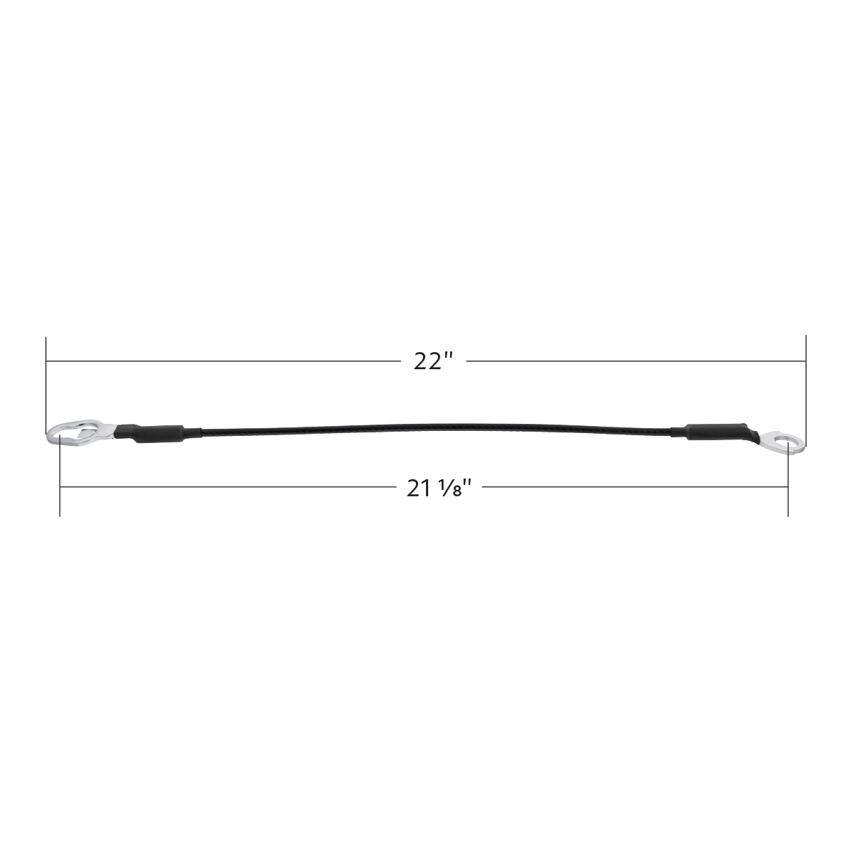 21-1/8" Tailgate Cable For 1983-97 Ford Truck