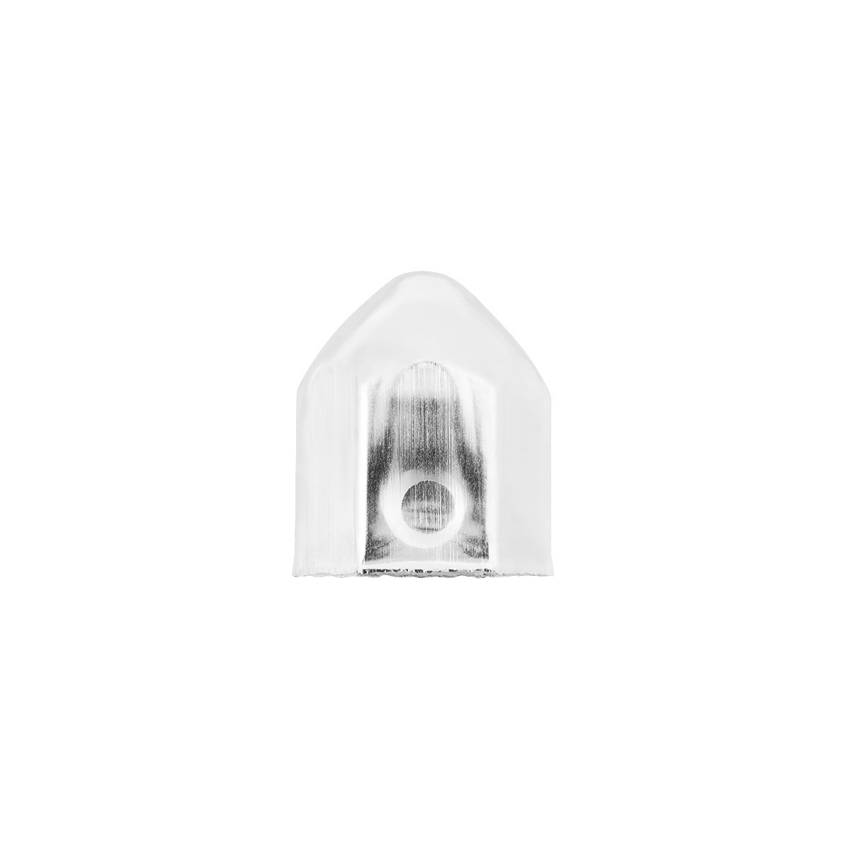 1-1/2" X 2-1/4" Chrome Steel Pointed Nut Cover