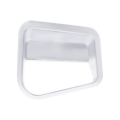 Chrome Plastic Fairing Latch Cover For 2018-2024 Volvo VNL-Passenger Front; Chrome Plastic Fairing Latch Cover For 2018-2024 Volvo VNL-Driver Front (2pcs)
