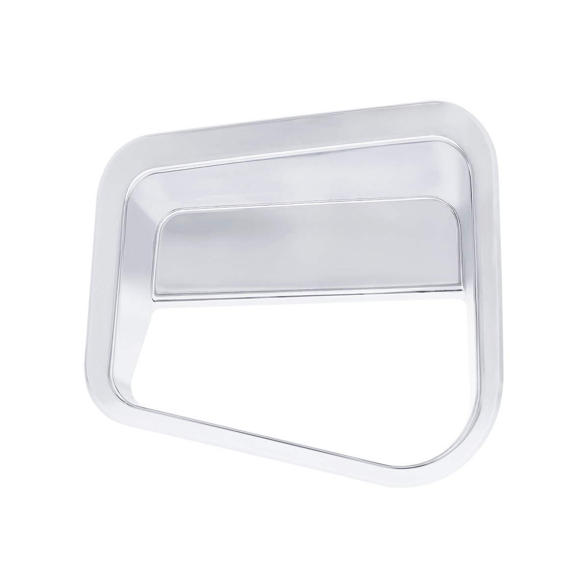 Chrome Plastic Fairing Latch Cover For 2018-2024 Volvo VNL-Passenger Front; Chrome Plastic Fairing Latch Cover For 2018-2024 Volvo VNL-Driver Front (2pcs)