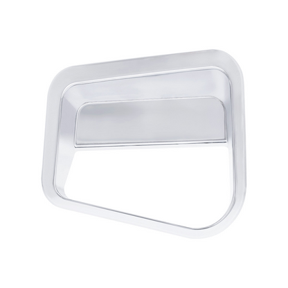 Chrome Plastic Fairing Latch Cover For 2018-2024 Volvo VNL-Passenger Front; Chrome Plastic Fairing Latch Cover For 2018-2024 Volvo VNL-Driver Front (2pcs)