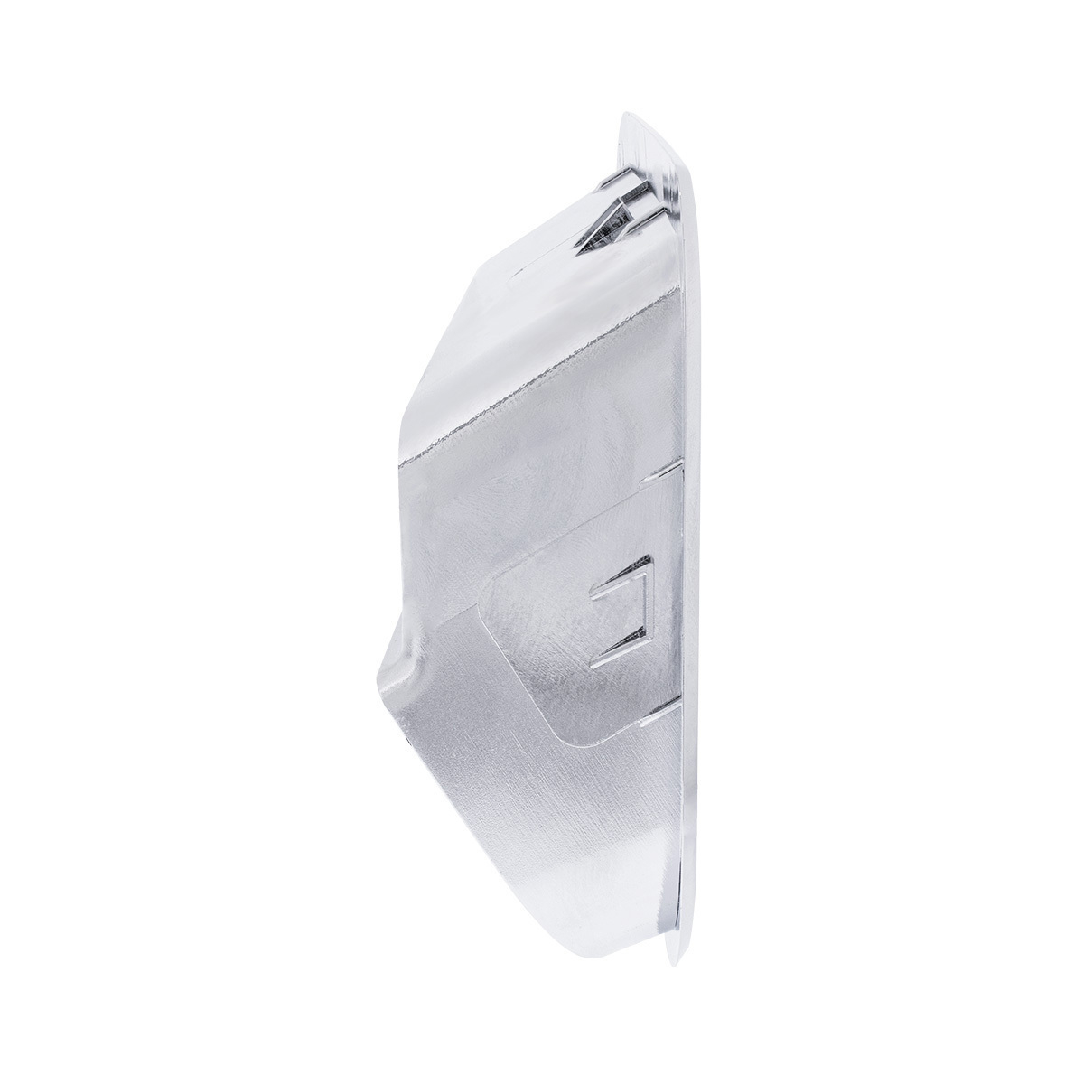 Chrome Plastic Fairing Latch Cover For 2018-2024 Volvo VNL-Passenger Front; Chrome Plastic Fairing Latch Cover For 2018-2024 Volvo VNL-Driver Front (2pcs)