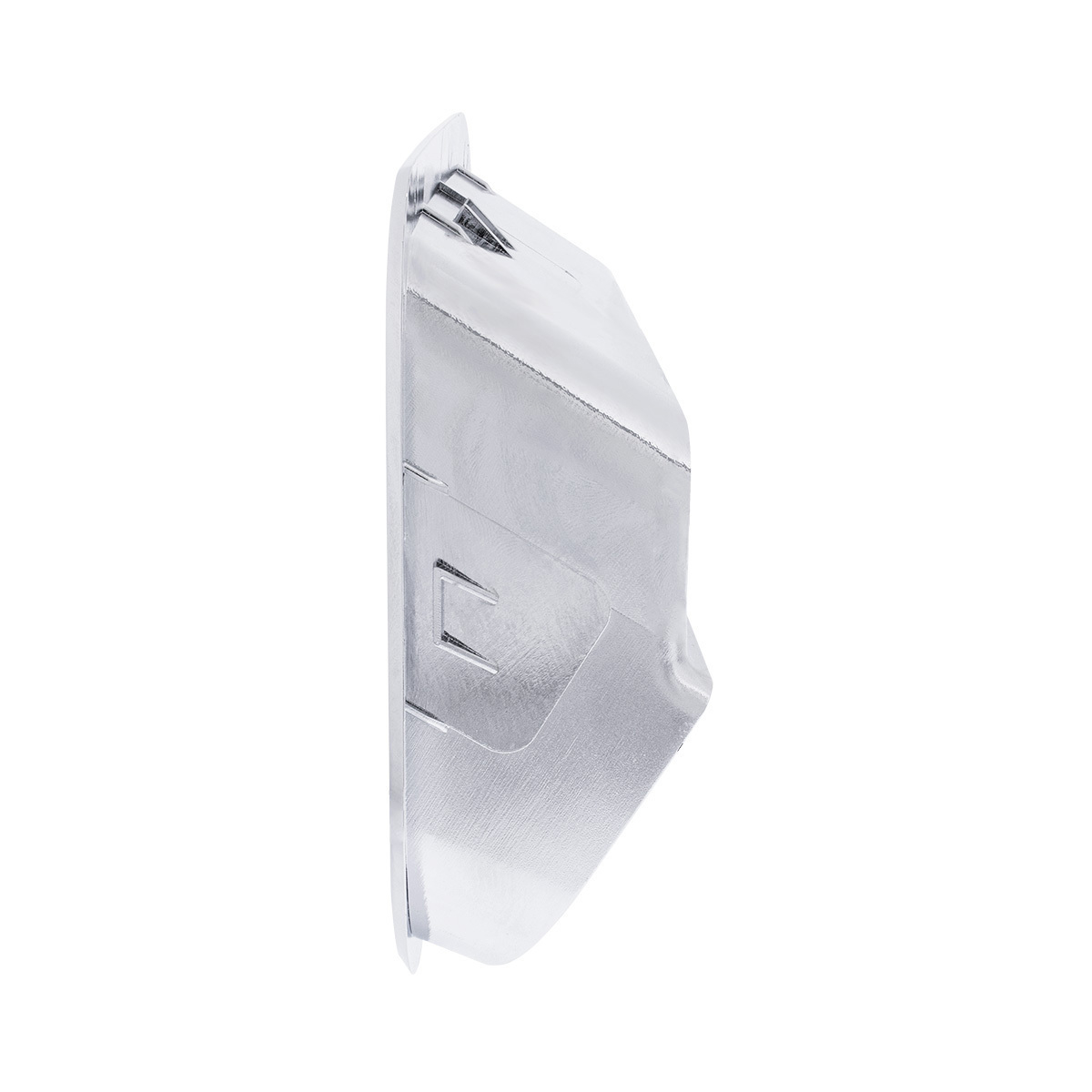 Chrome Plastic Fairing Latch Cover For 2018-2024 Volvo VNL-Passenger Front; Chrome Plastic Fairing Latch Cover For 2018-2024 Volvo VNL-Driver Front (2pcs)