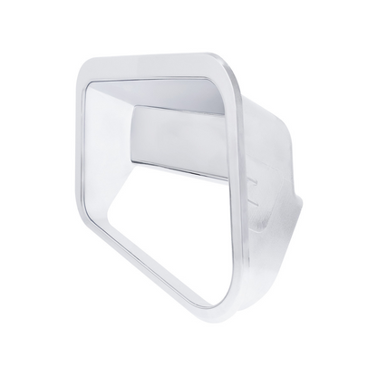 Chrome Plastic Fairing Latch Cover For 2018-2024 Volvo VNL-Passenger Front; Chrome Plastic Fairing Latch Cover For 2018-2024 Volvo VNL-Driver Front (2pcs)