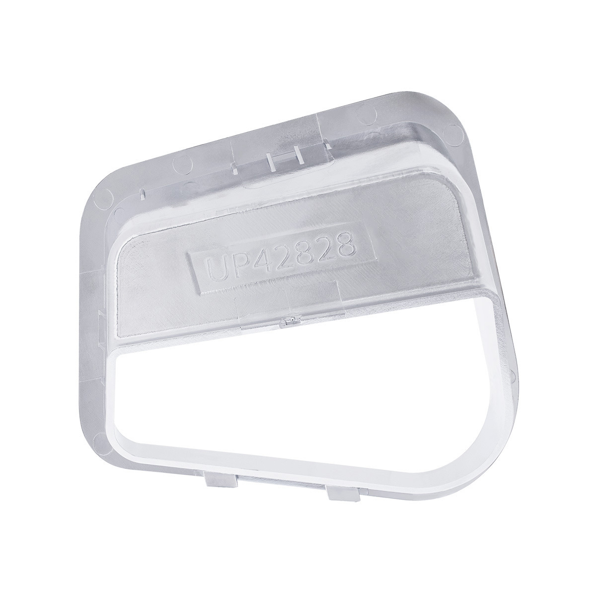 Chrome Plastic Fairing Latch Cover For 2018-2024 Volvo VNL-Passenger Front; Chrome Plastic Fairing Latch Cover For 2018-2024 Volvo VNL-Driver Front (2pcs)
