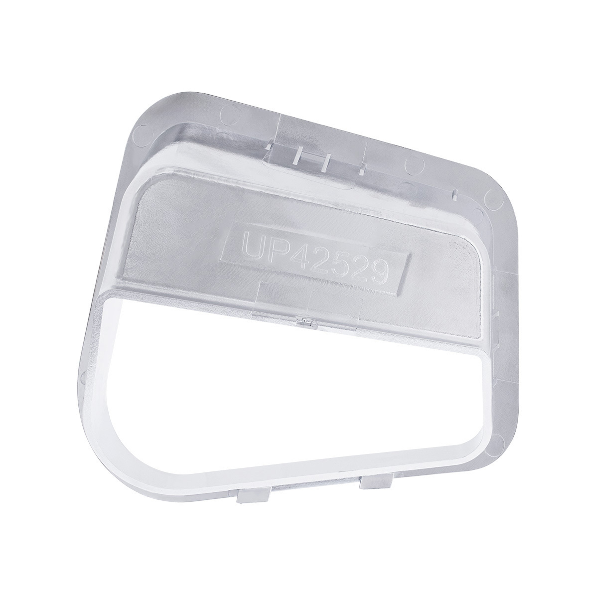 Chrome Plastic Fairing Latch Cover For 2018-2024 Volvo VNL-Passenger Front; Chrome Plastic Fairing Latch Cover For 2018-2024 Volvo VNL-Driver Front (2pcs)