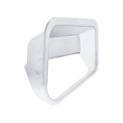 Chrome Plastic Fairing Latch Cover For 2018-2024 Volvo VNL-Passenger Front; Chrome Plastic Fairing Latch Cover For 2018-2024 Volvo VNL-Driver Front (2pcs)