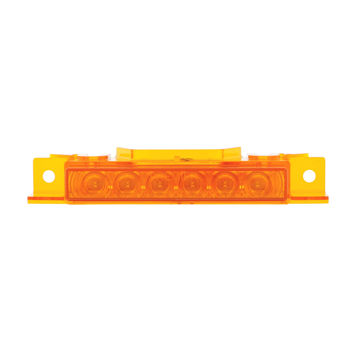 6 LED Exterior Visor Light For 1996-2024 Volvo VNL-Amber LED/Amber Lens