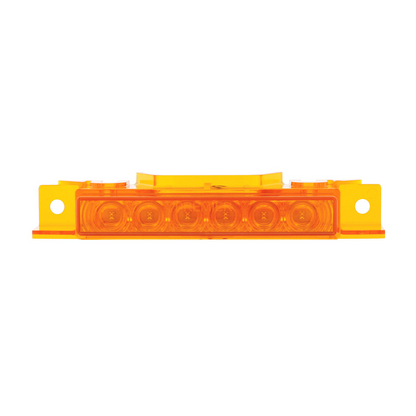 6 LED Exterior Visor Light For 1996-2024 Volvo VNL-Amber LED/Amber Lens