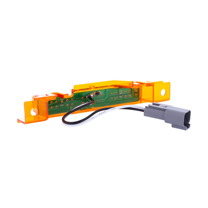6 LED Exterior Visor Light For 1996-2024 Volvo VNL-Amber LED/Amber Lens