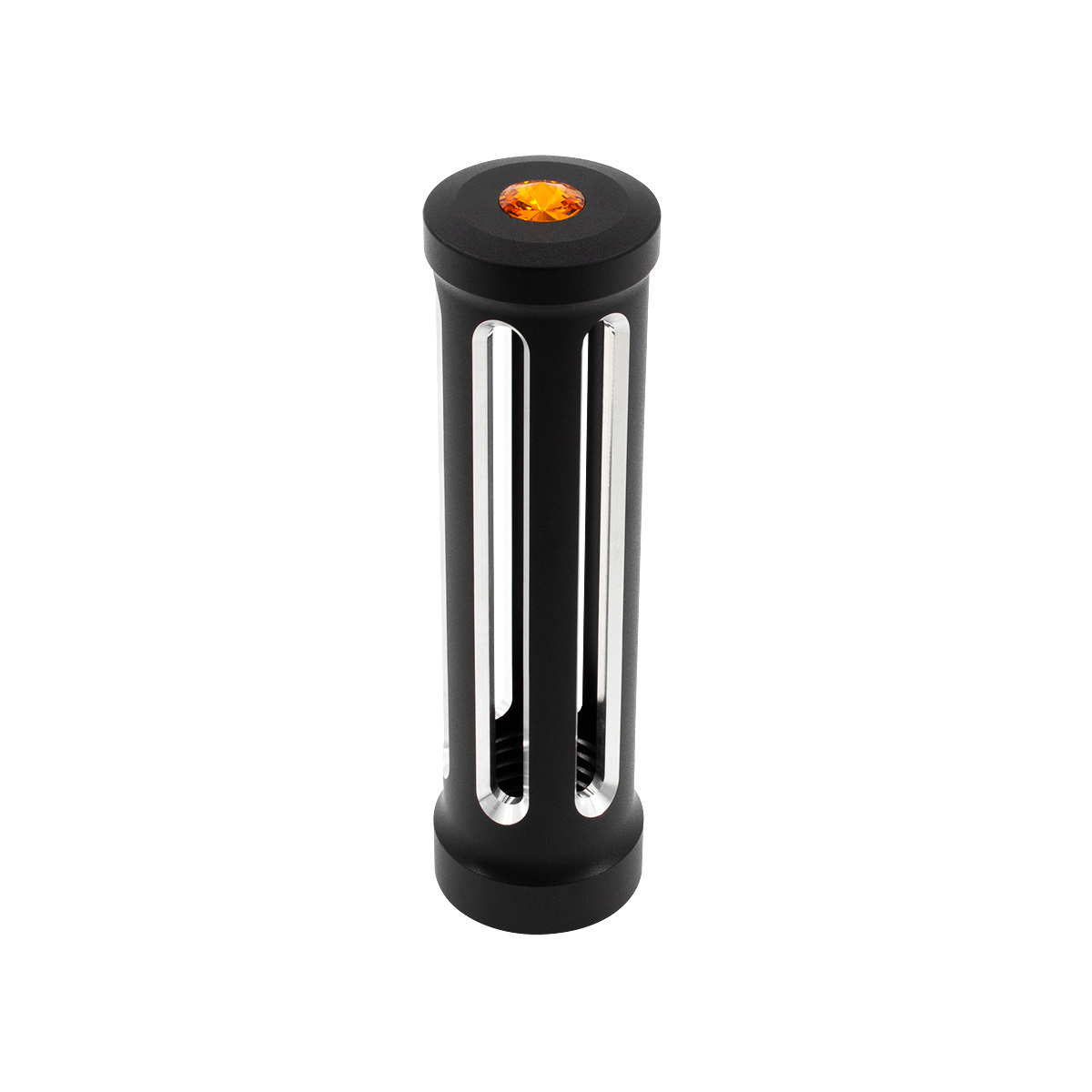 M30X3.5 Thread-On Sonoma Gearshift Knob-Amber Crystal/Matte Black