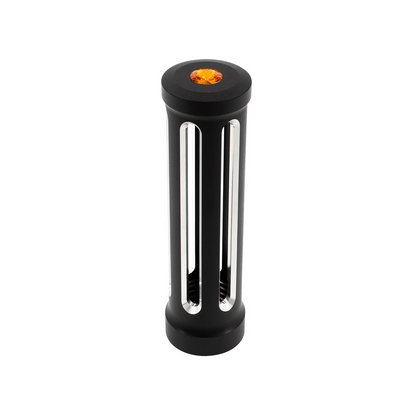 M30X3.5 Thread-On Sonoma Gearshift Knob-Amber Crystal/Matte Black