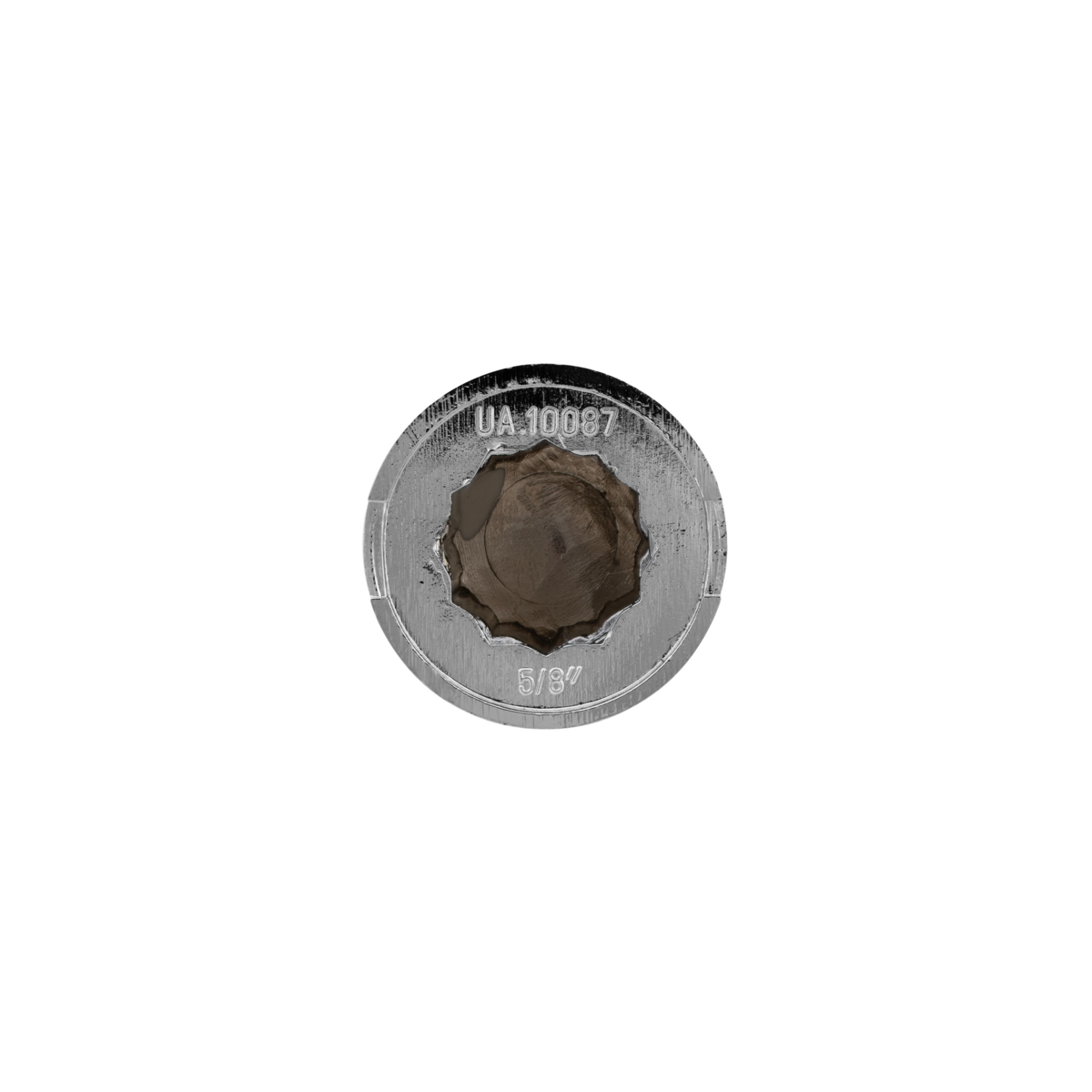 5/8" X 1-1/4" Chrome Plastic Pointed Nut Cover - Push-On