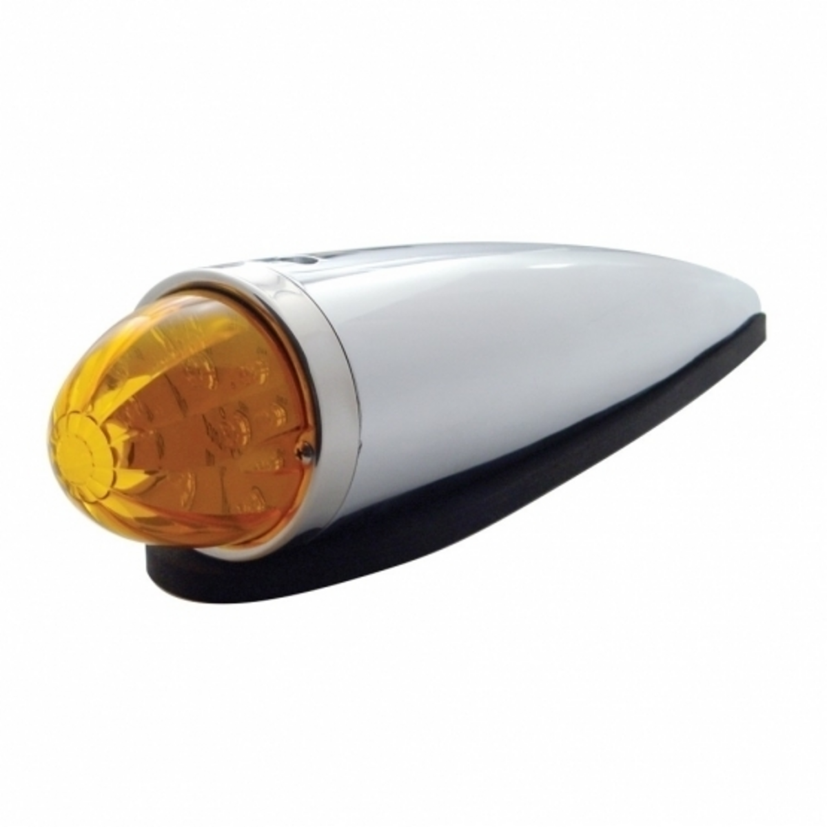 17 LED Watermelon Cab Light Kit With Die Cast Housing - Amber LED/Amber Lens