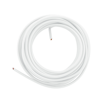 Primary Wire - Rated 80°C 14 AWG, White 15 Ft.