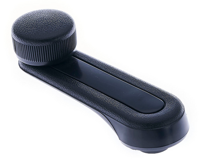Window Crank Handle RH = LH Plastic Texture Black for 1976-1983 Toyota Corolla; 1992-2001 Toyota Camry