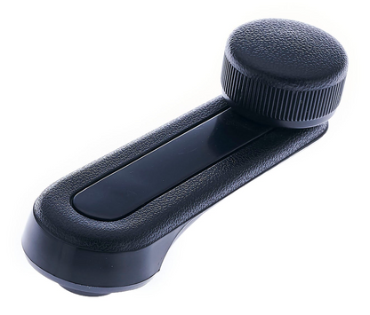 Window Crank Handle RH = LH Plastic Texture Black for 1976-1983 Toyota Corolla; 1992-2001 Toyota Camry