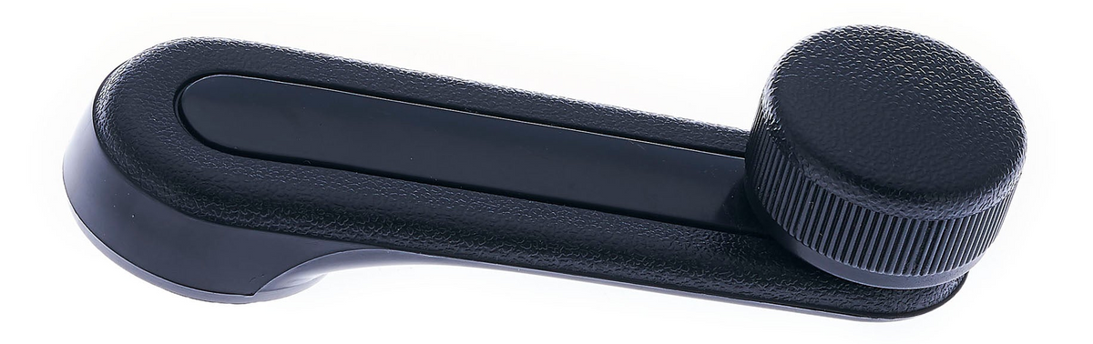 Window Crank Handle RH = LH Plastic Texture Black for 1976-1983 Toyota Corolla; 1992-2001 Toyota Camry