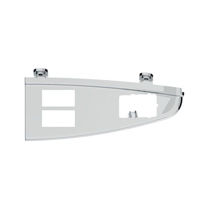 Chrome Window Switch Panel With Power Windows/Mirrors - Driver